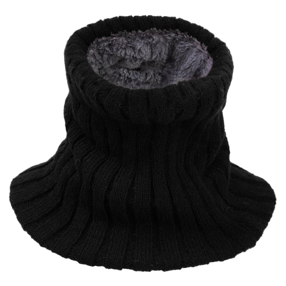 Fashion Soft Knitted Neck Warmer Sports Scarf Women Men Face Cover Winter Skating Running Hiking Scarves Thick Cold-proof Collar