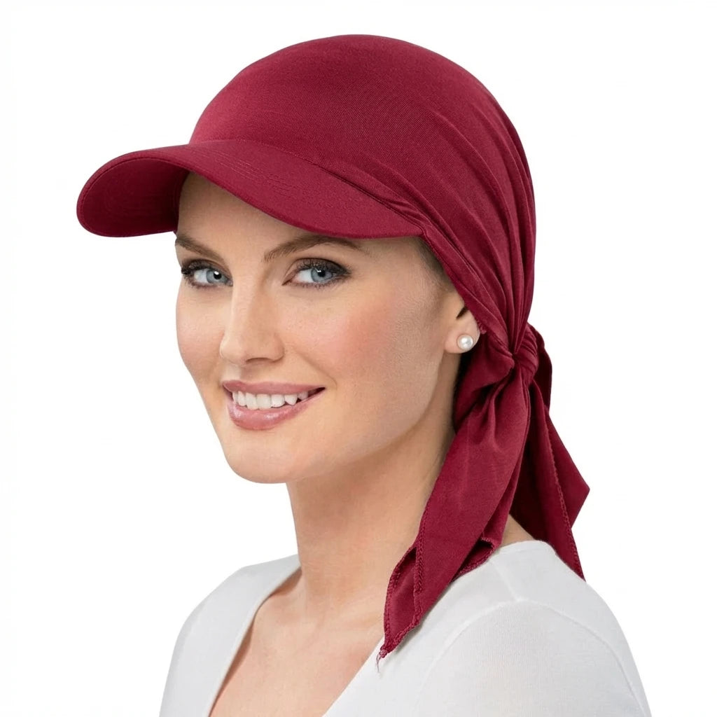 Women Classic Solid ColorTurban Hat Outdoor Brim Sunshade Hats Curved Hat  Baseball Cap Sun Hats Headscarf Scarf Femme