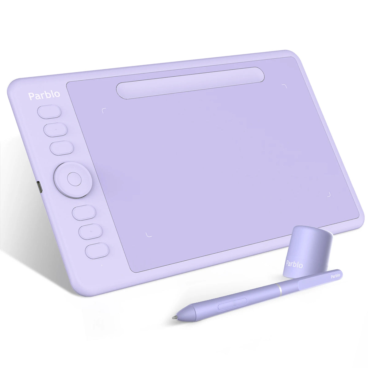 Parblo Intangbo S 7x4 Inches Digital Graphic Tablet for Drawing OSU Game with Battery-Free Stylus and Glove