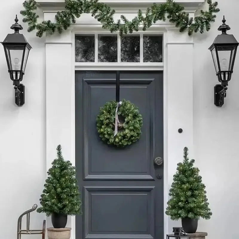 30cm/12in Wreath Hanger Rustproof Corrosion Resistant Strong Load-Bearing Easy to Install Christmas Wreath Hanger Decor