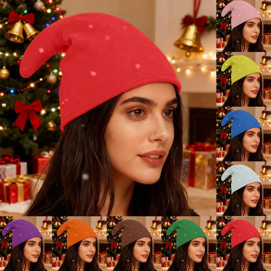 Christmas Elf Hat Elf Christmas Hat 9 Colors Optional Home Decoration Party Dwarf Color Hat Cloth Products Christmas Supplies