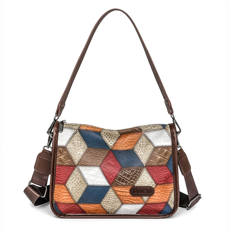 High quality PU Shoulder Handbag Purseshigh-capacity Big Shoulder Crossbody Bags New Designer Messenger Sac Casual Tote Bags Sac