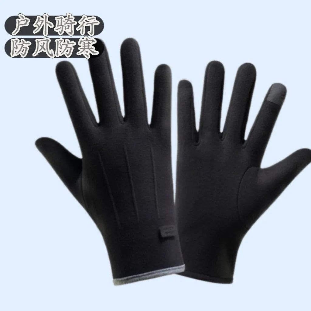 Gloves for Women, Winter Outdoor Cycling, Anti Cold Cotton, Cashmere, Fleece, Bicycle Insulation Gloves