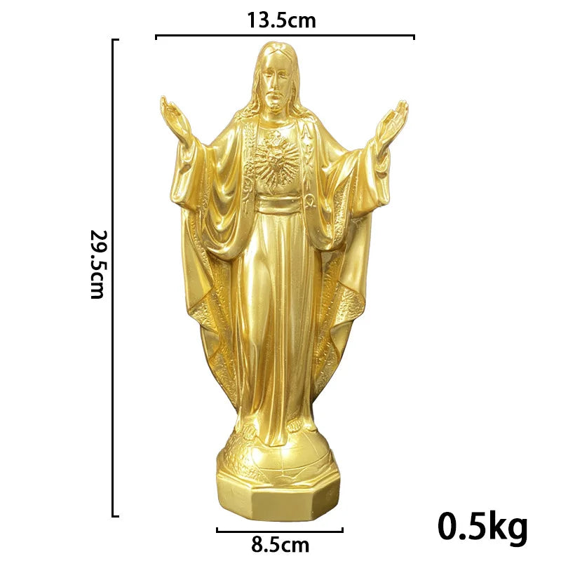 Our Lady of Lourdes Blessed Virgin Mother Mary Catholic Religious Gift Resin Figurine Statue Holy Home Christmas Decorations