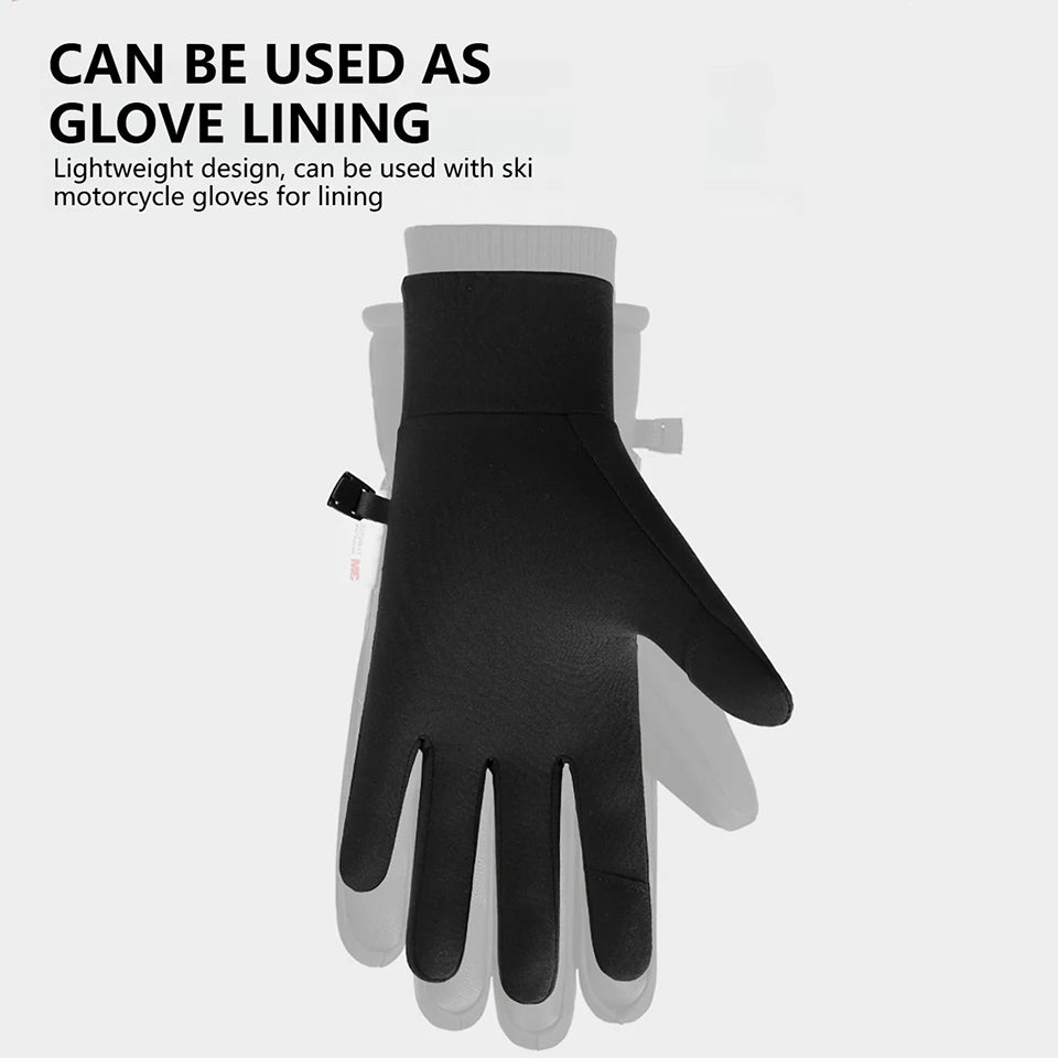 GTUBIKE Winter Warm Cycling Gloves Bicycle Warm Touchscreen Full Finger Glove Waterproof Outdoor Bike Skiing Fishing Riding