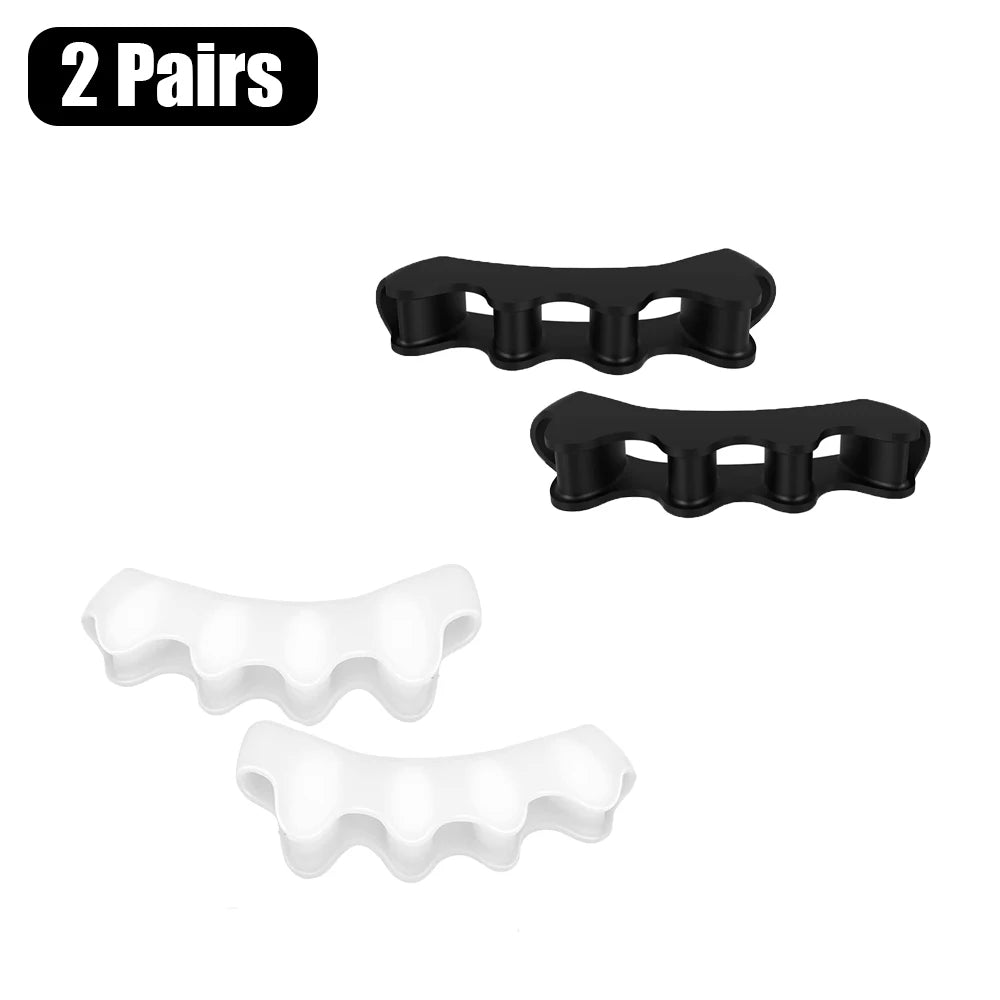 Silicone Toe Separators Toe Straightener for Bunion Relief, Overlapping Toes, Plantar Fasciitis, Foot Pain Correction