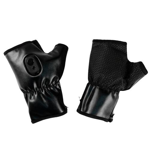 Electric Heated Gloves Fingerless Rechargeable Winter Gloves Thermal