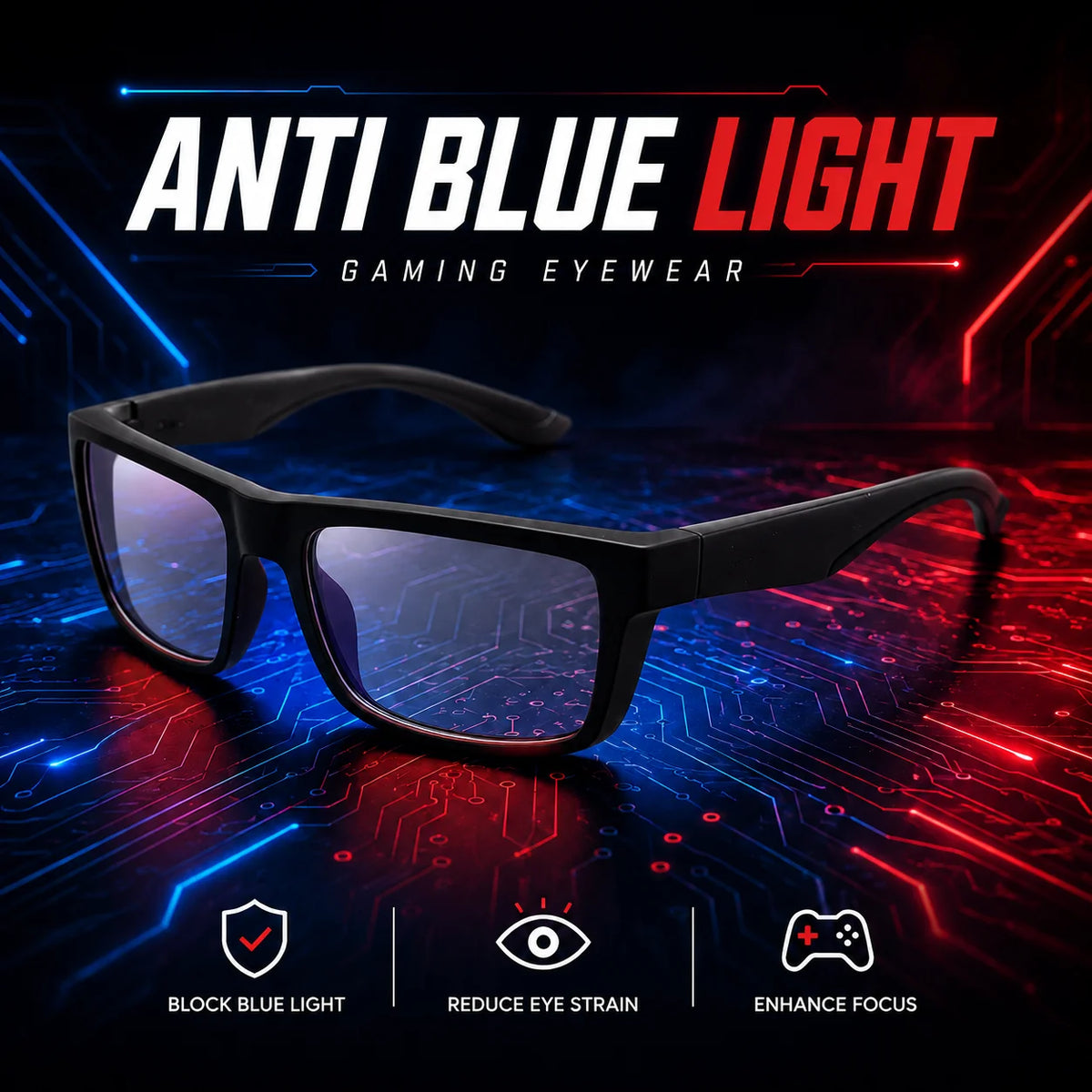 Blue Light Blocking Glasses Men Women Anti Fatigue Gaming Glasses Yellow Lens Computer Screen Eyewear for Office Reading