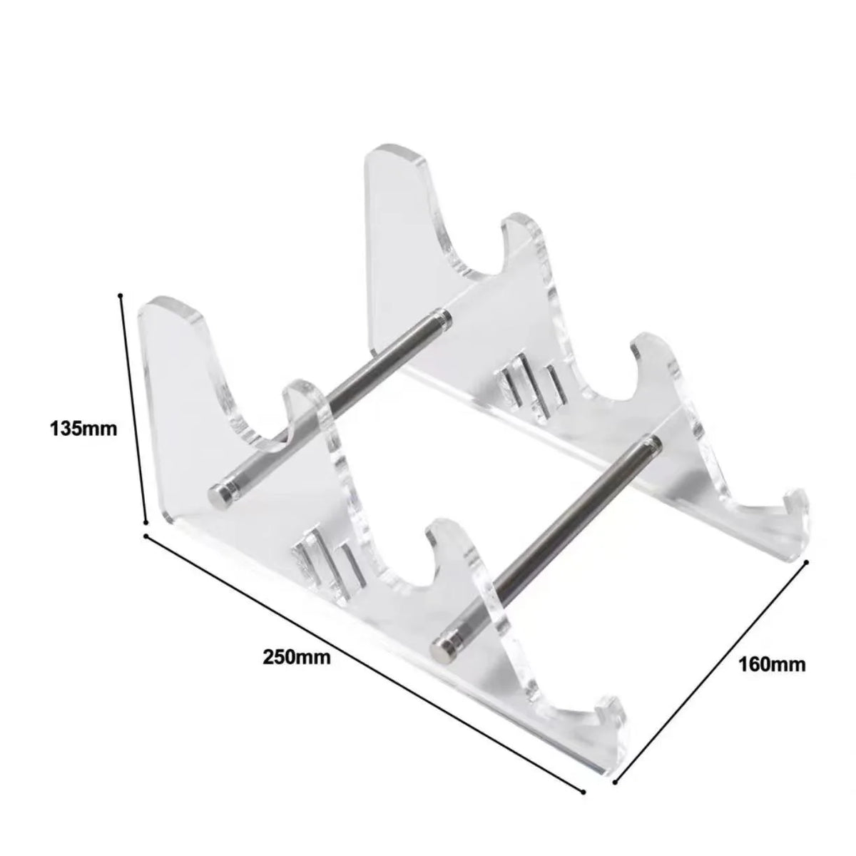 Keyboard Display Stand Transparent Acrylic Keyboard Stand for Computer Mechanical Keyboard Holder Layer Rack Keyboard Tray