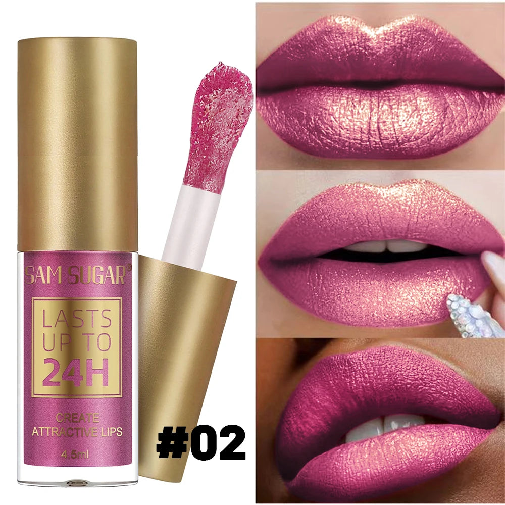 Shiny and Delicate Lip Gloss, Long-Lasting and Not Easily Smudged, Naturally Glossy Lip Gloss