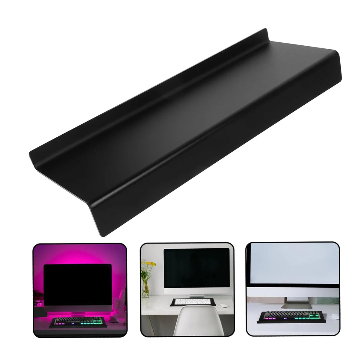 Tilted keyboard stand PC computer keyboard stand acrylic ergonomic keyboard lifter transparent keyboard tray stand, ergonomic ke