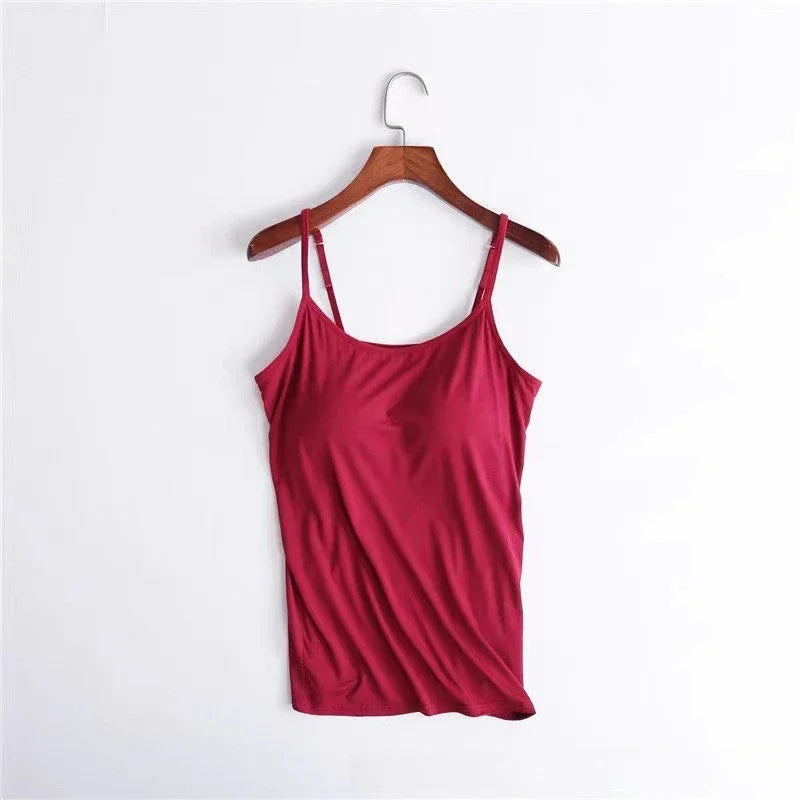Camisole with Built-In Padded Bra
