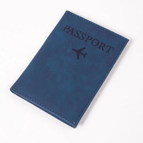 Airplane Passport Cover Case for Women Men Travel Passport Case Cute