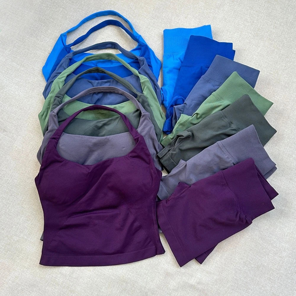 Open Back Longline Yoga Set, 2 Piece