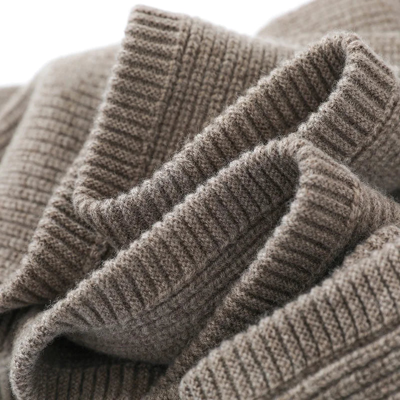 100%Wool Knitted Scarf Shawl For Women Winter Soft Warm Fashion Hooded Fake Collar Solid Multifunctional Neck Warmer Scarves