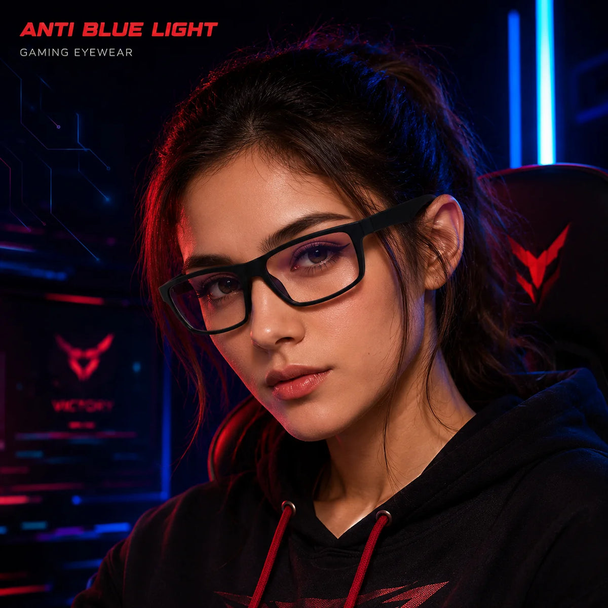 Blue Light Blocking Glasses Men Women Anti Fatigue Gaming Glasses Yellow Lens Computer Screen Eyewear for Office Reading