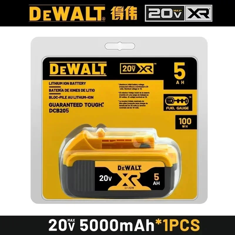 100%Original DEWALT 20V 6000mAh battery For DCB606 DCB609 DCB182 DCB205 DCB206 DCB209 power tool battery air transport