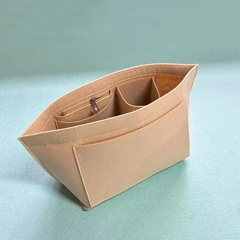 Felt Insert Organizer for Dumpling Tote Bag Handbag Liner Cosmetic