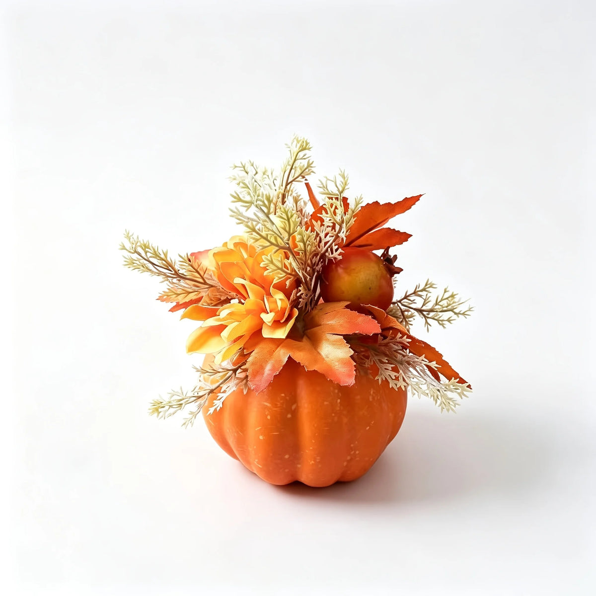 1pc Harvest Thanksgiving Autumn Artificial Flowers and Pumpkin Ornaments Placement on Home Dining Tables Thanksgiving Decor