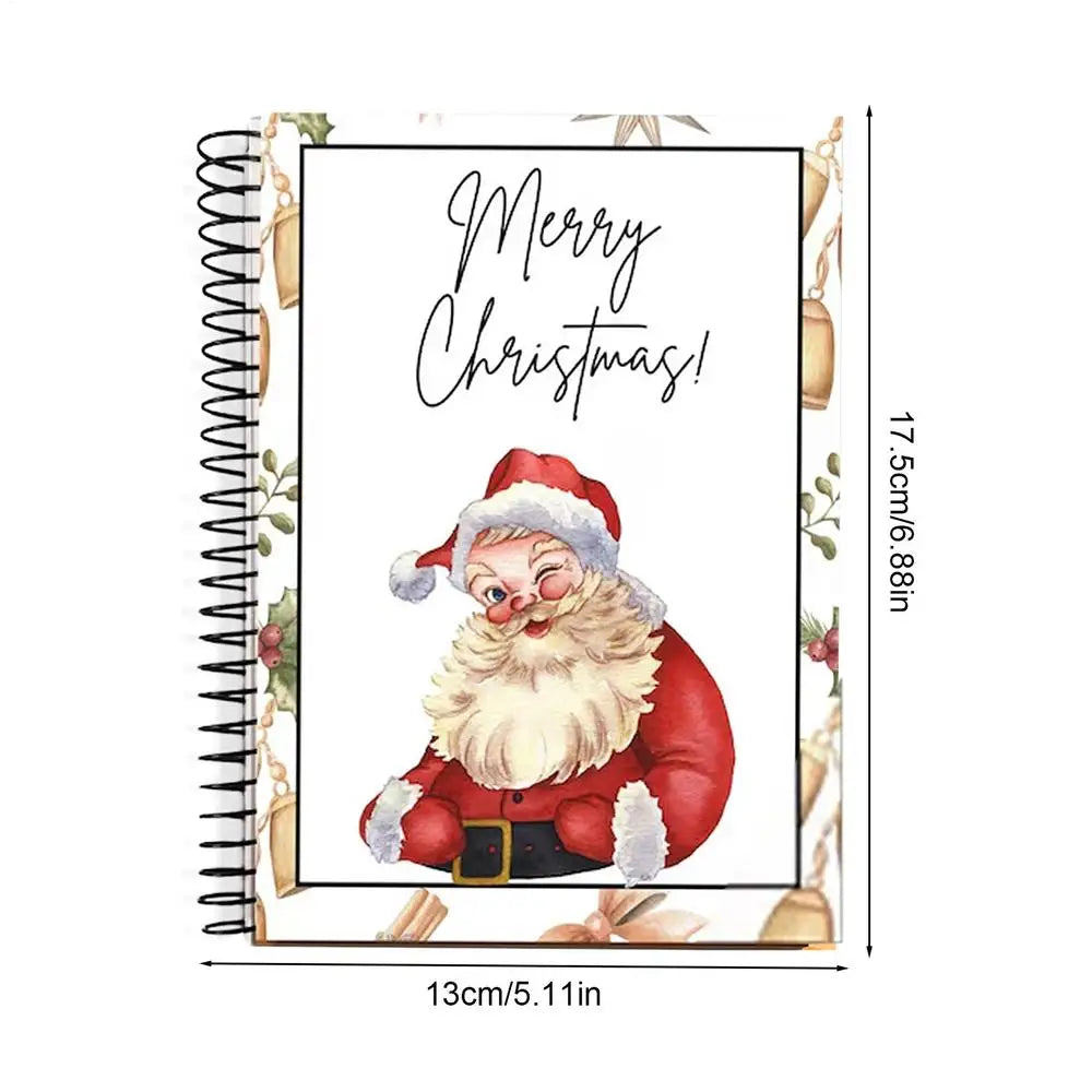 Christmas Gift Card Book Spiral-Bound Christmas Gift Card Book Festival Christmas Gifts for Teenagers Greeting Card Organizer