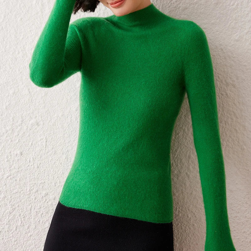 Pure Cashmere Turtleneck Sweater