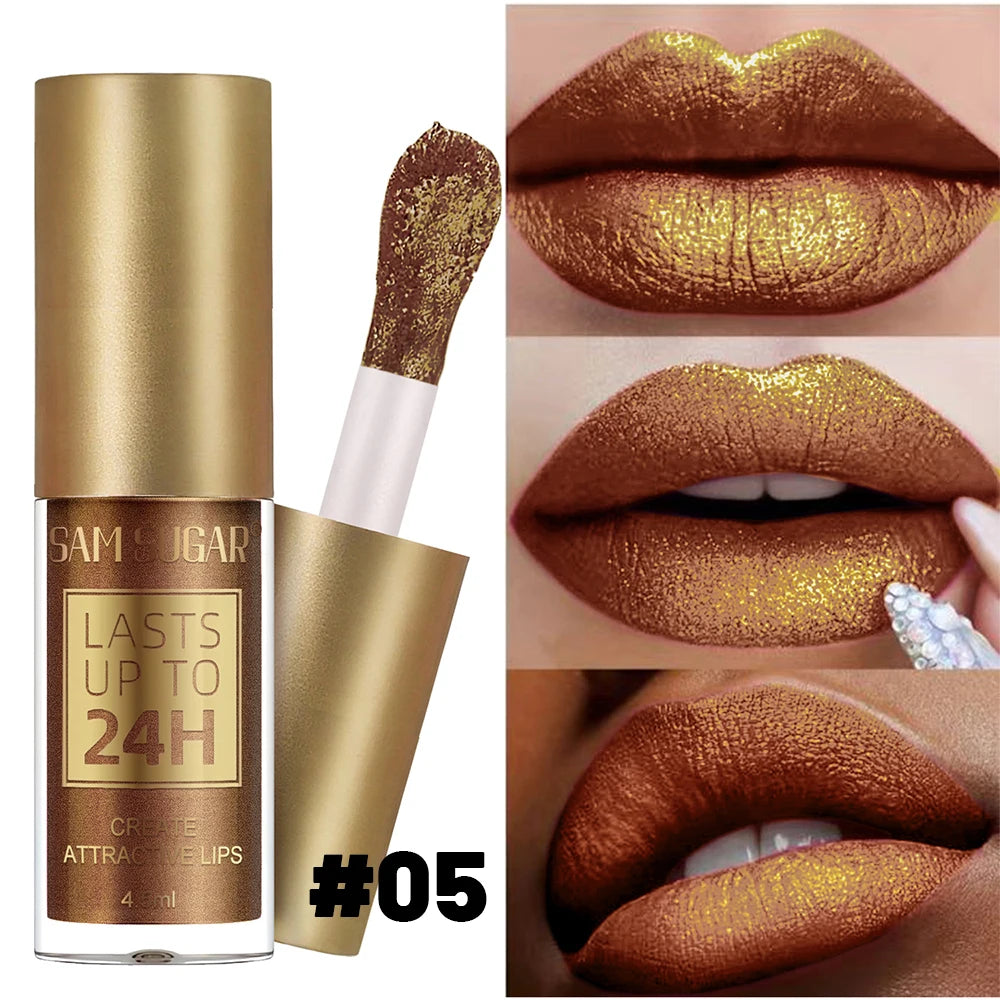 Shiny and Delicate Lip Gloss, Long-Lasting and Not Easily Smudged, Naturally Glossy Lip Gloss
