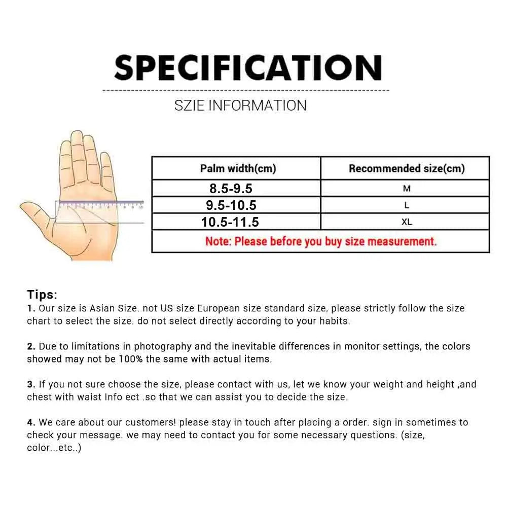 New Men's Motorcycle Gloves Winter Riding Gloves Off-Road Riding Full Finger Warm Windproof Abrasion-Resistant Outdoor Gloves