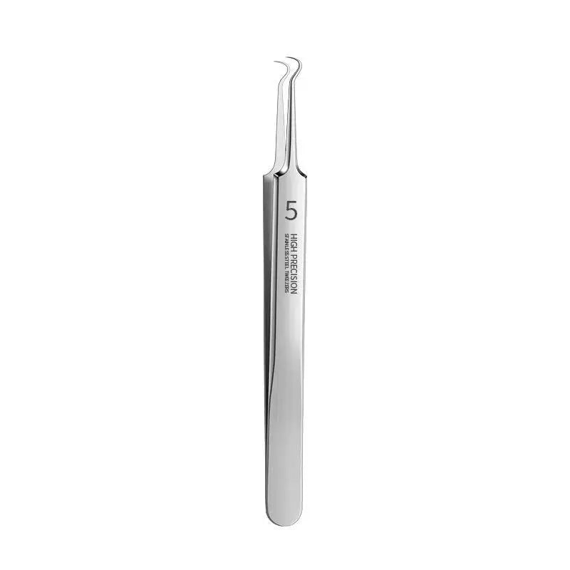 Easy-To-Use Stainless Steel Acne Extractor Set - Hypoallergenic Beauty Tweezers For Clear Skin, Perfect For Beginners
