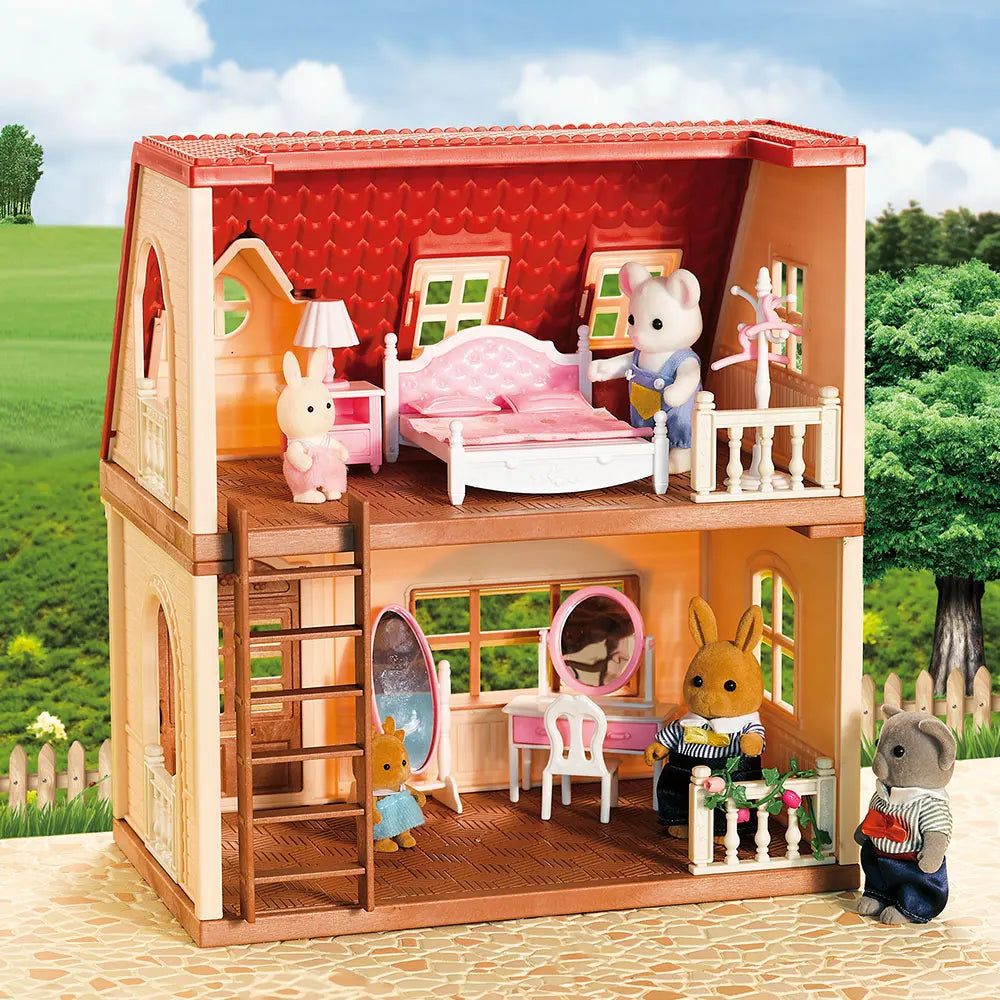 Simulation Furniture Toys Gift Simulation Room Forest Family Small West House Rabbit Animal Model Home Play Toys