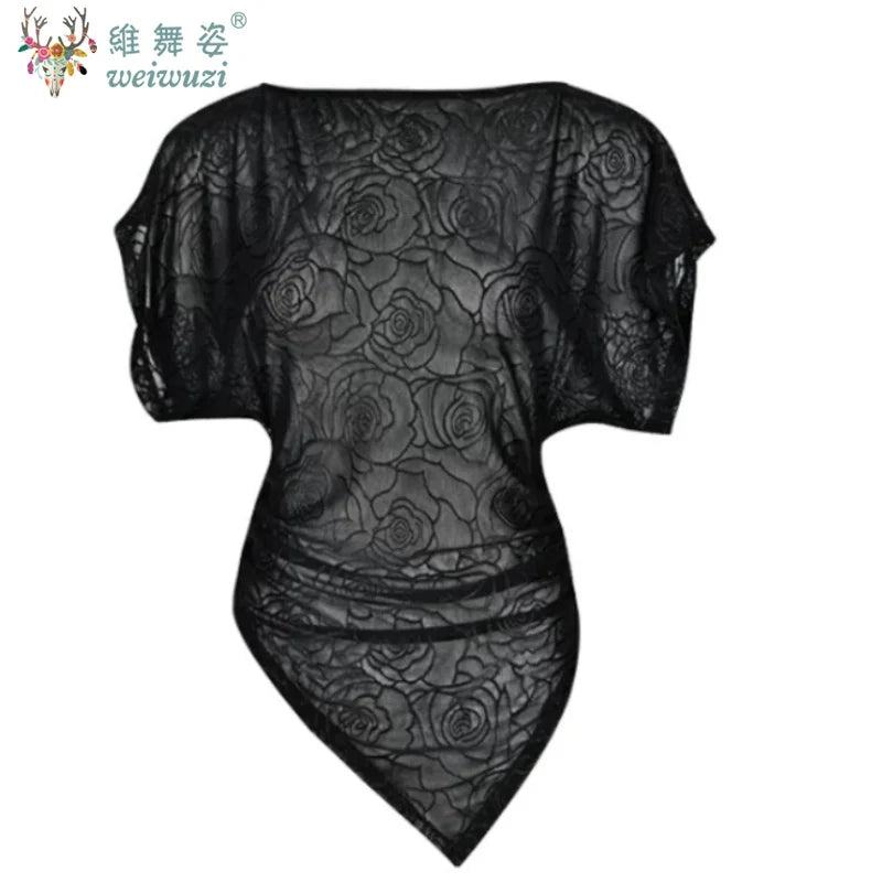 Loose Leopard Print Mesh Ballroom Dance Tops Women Modern Dancing Top Adults Rumba Samba Latin Dance Professional Practice Wear