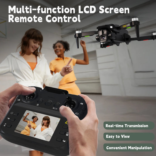 TD12LCD Brushless Camera Drone with LCD Controller