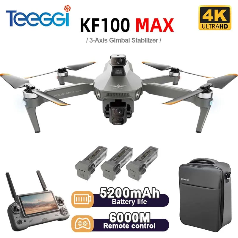 Teeggi KF100 MAX GPS Drone with 4K Camera