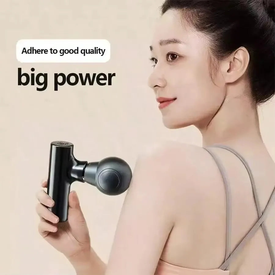 2026 Massage Gun, Deep Tissue Muscle Handheld Percussion Massager For Body, Back And Neck, Ultra Compact Elegant Design Recharge