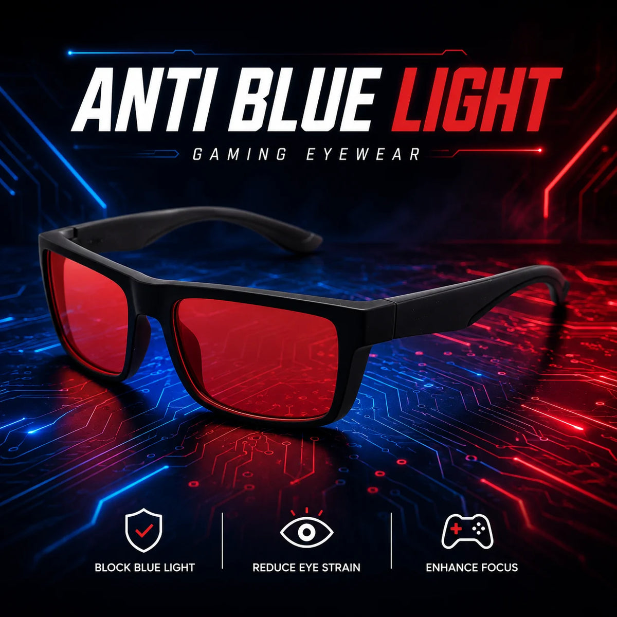 Blue Light Blocking Glasses Men Women Anti Fatigue Gaming Glasses Yellow Lens Computer Screen Eyewear for Office Reading