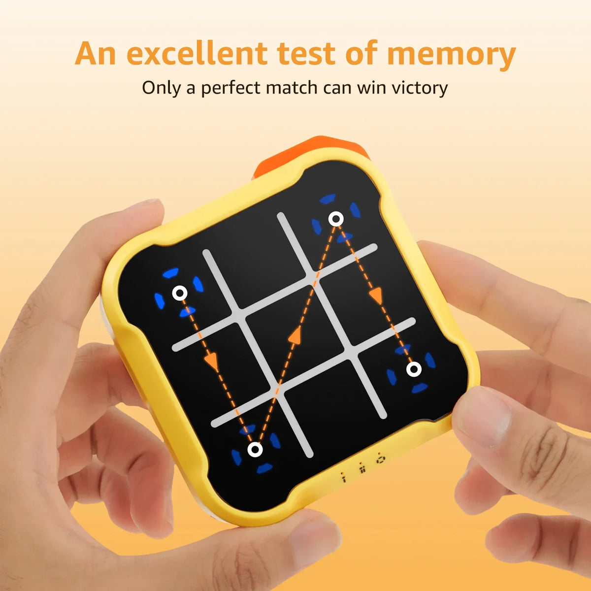 4-in-1 Multifunctional Electronic Handheld Board Game Set: TIC-TAC-TOE Chess Puzzle Toys for Kids Portable Brain Teaser Gifts