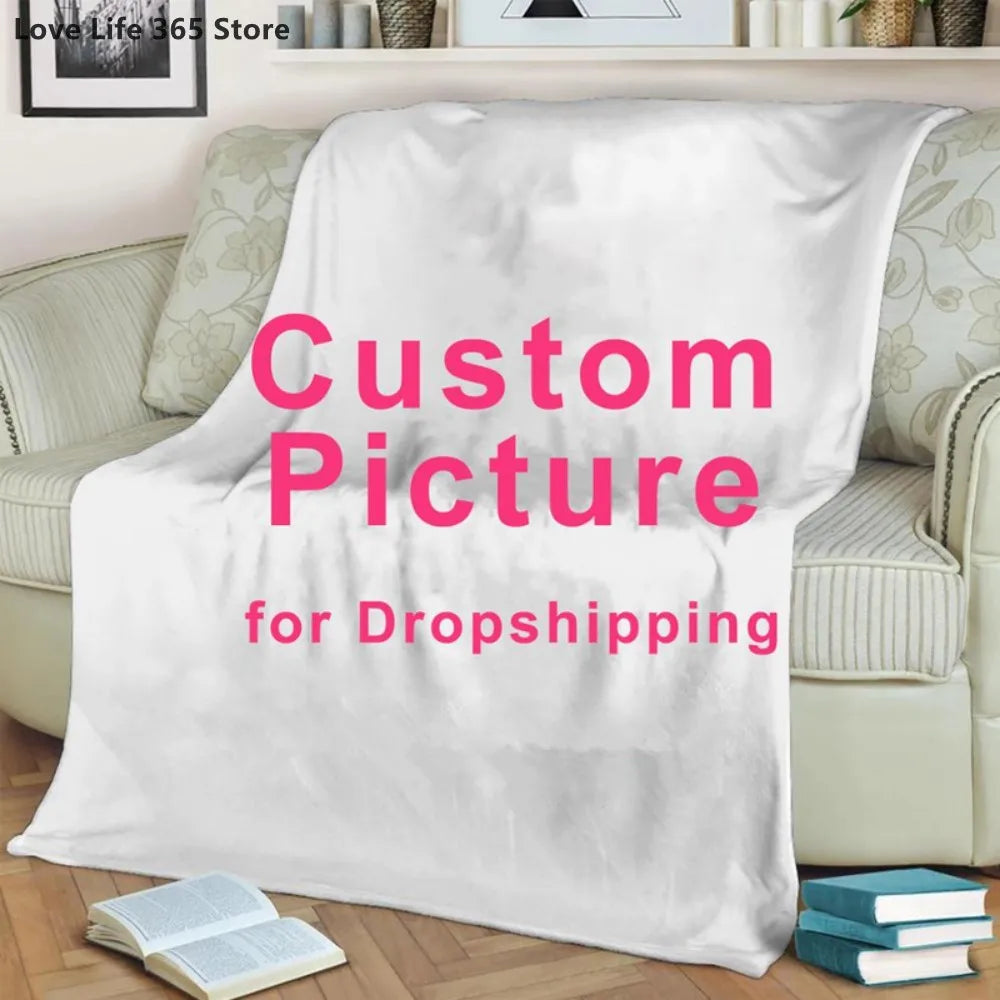 Custom Blanket With Picture Collage Customized Blankets Birthday Souvenir Christmas Gifts Personalized Throw Blanket