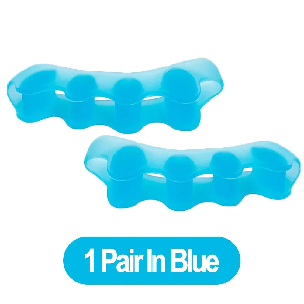 Silicone Toe Separators Toe Straightener for Bunion Relief, Overlapping Toes, Plantar Fasciitis, Foot Pain Correction