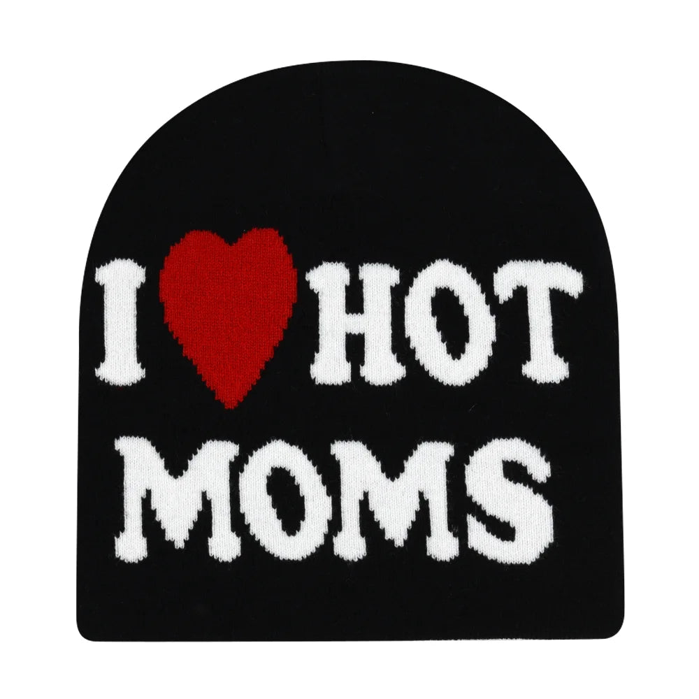 Y2K Letter Knitted Winter Autumn Beanie Cap Men Women Kanye Beanies Gorras Hombre Top Warm Skiing Hat Ear Hats Hip Hop Skullcap