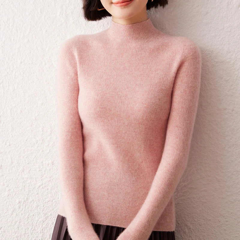 Pure Cashmere Turtleneck Sweater