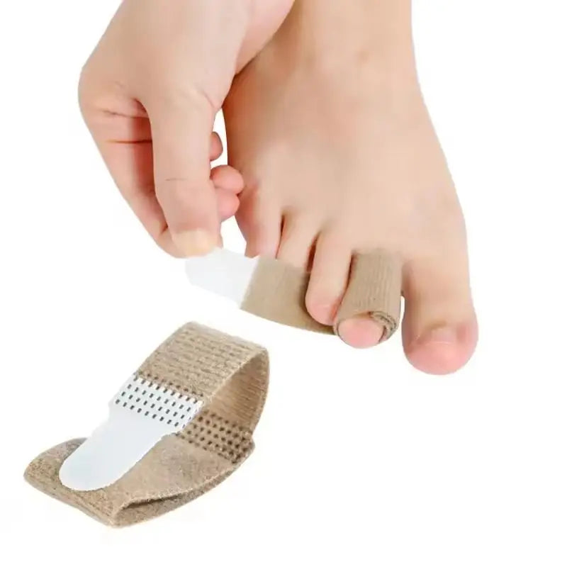 Toe Finger Straightener Hammer Toe Tape Hallux Valgus Corrector Bandage Toe Separator Splint Wraps Foot Care Supplies