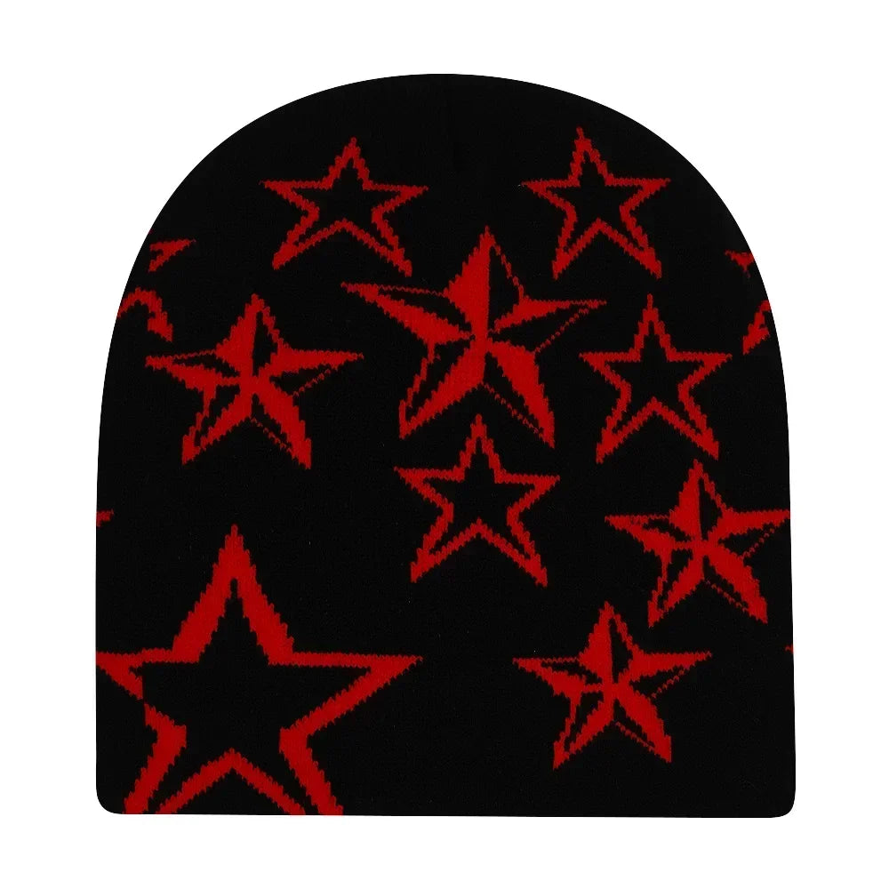 Y2K Letter Knitted Winter Autumn Beanie Cap Men Women Kanye Beanies Gorras Hombre Top Warm Skiing Hat Ear Hats Hip Hop Skullcap