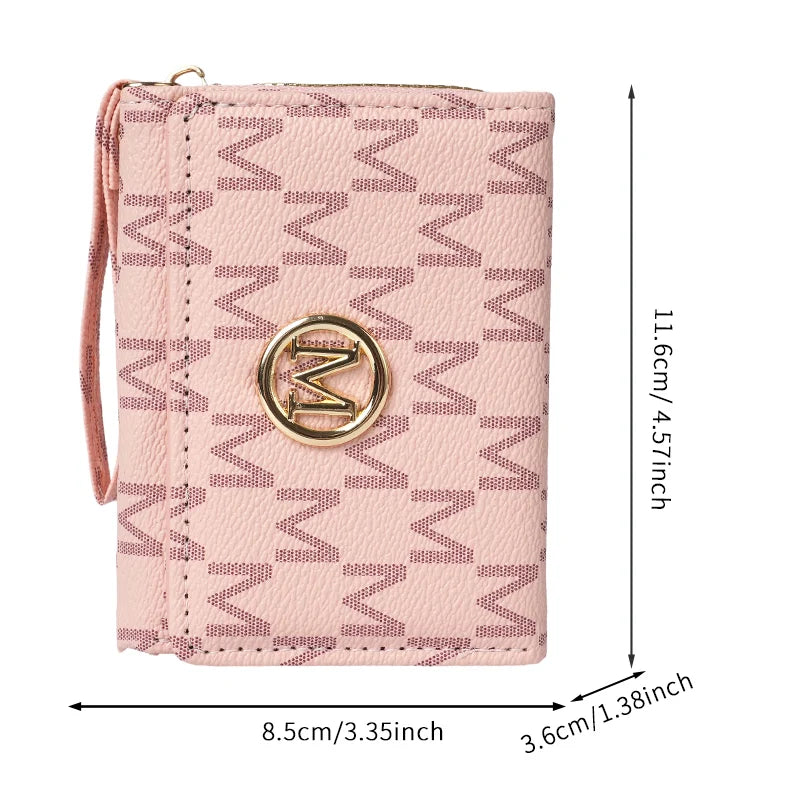 New style women's wallet, short, European and American PU high-end