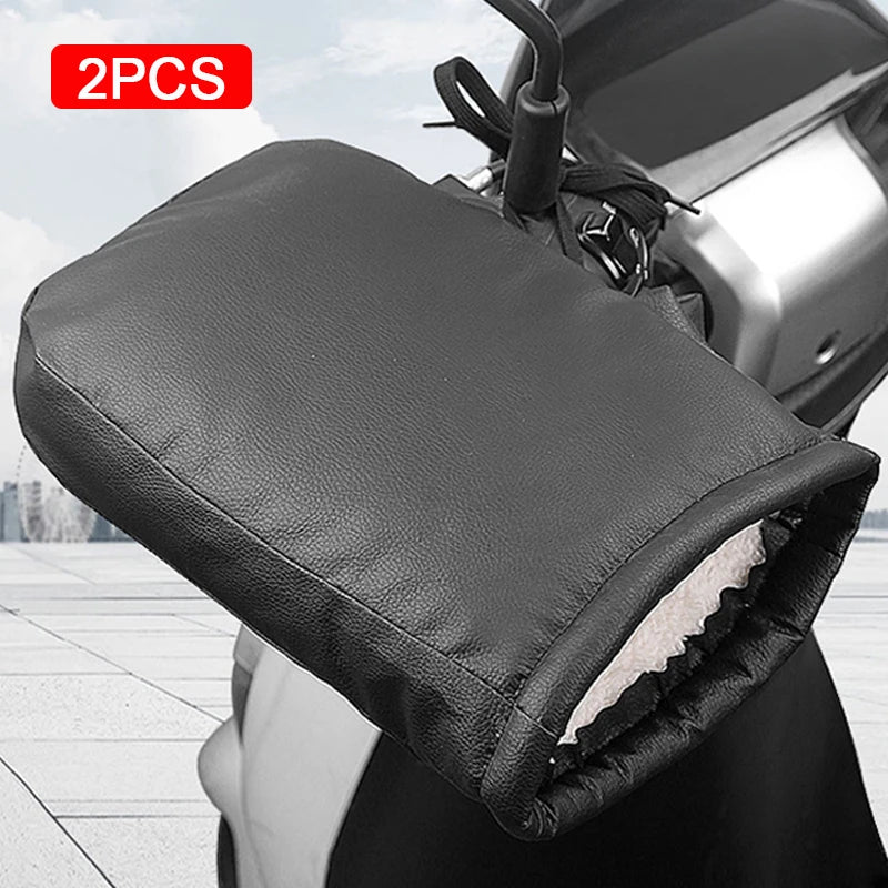 Winter Warmth Preservation Intensification Gloves For Hands Motorcycle Handlebar Muffs Waterproof Cold Weather Gear Bike Hand