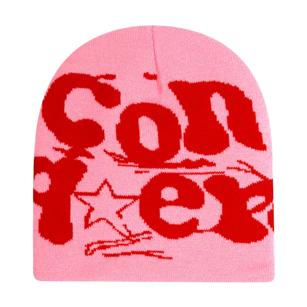 Y2K Letter Knitted Winter Autumn Beanie Cap Men Women Kanye Beanies Gorras Hombre Top Warm Skiing Hat Ear Hats Hip Hop Skullcap