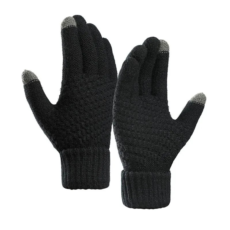 Winter Warm Cycling Gloves Bicycle Warm Touchscreen Full Finger Glove Waterproof Outdoor Bike Skiing Fishing Motorcycle Riding