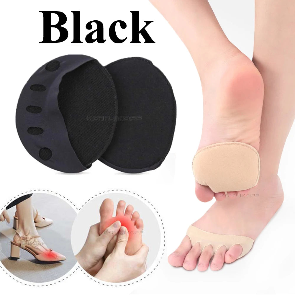 Toe Separator Forefoot Pads Silicone Cushion Pad Pain Relief Shoes Insoles Finger Toe Hallux Valgus Corrector Gel Pads Foot Care