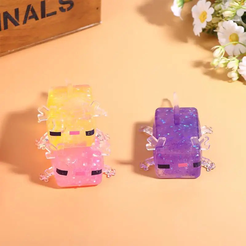 New【Cute Axolotl Toys Creative DIY Handmade Stress Relieving Toys Moldable Stress Relieving Toys Birthday Party Gifts】