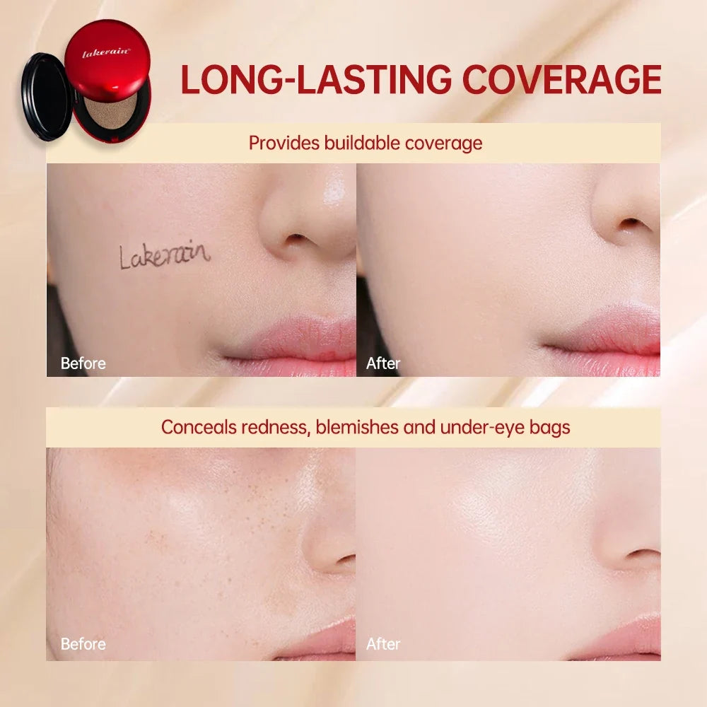 Super Cushion Foundation Waterproof Long-lasting Brighten Foundation Cream Women Base Makeup Face Korean Cosmetics