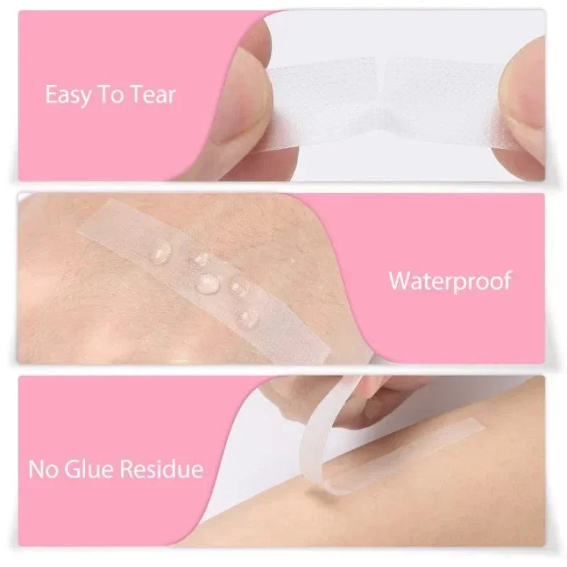 Transparent Micropore Breathable Fabric Eyelash Tape 9M 10 Yards Per Roll Gentle Adhesive Tape For Lash Extension Salon DIY Beauty Accessory