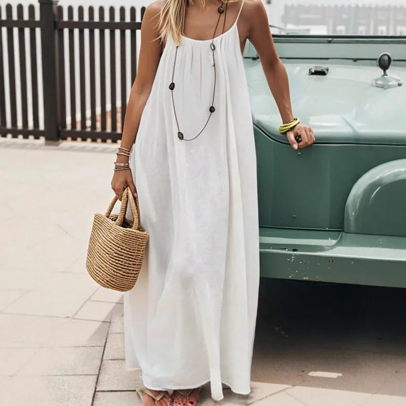 Strapless Loose Lounge Maxi Dress